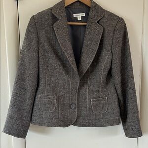 Coldwater Creek Women's Brown and Tan Blazer